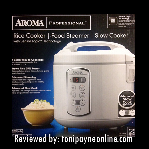 Aroma Professional Digital Rice Cooker, Slow Cooker & Food Steamer