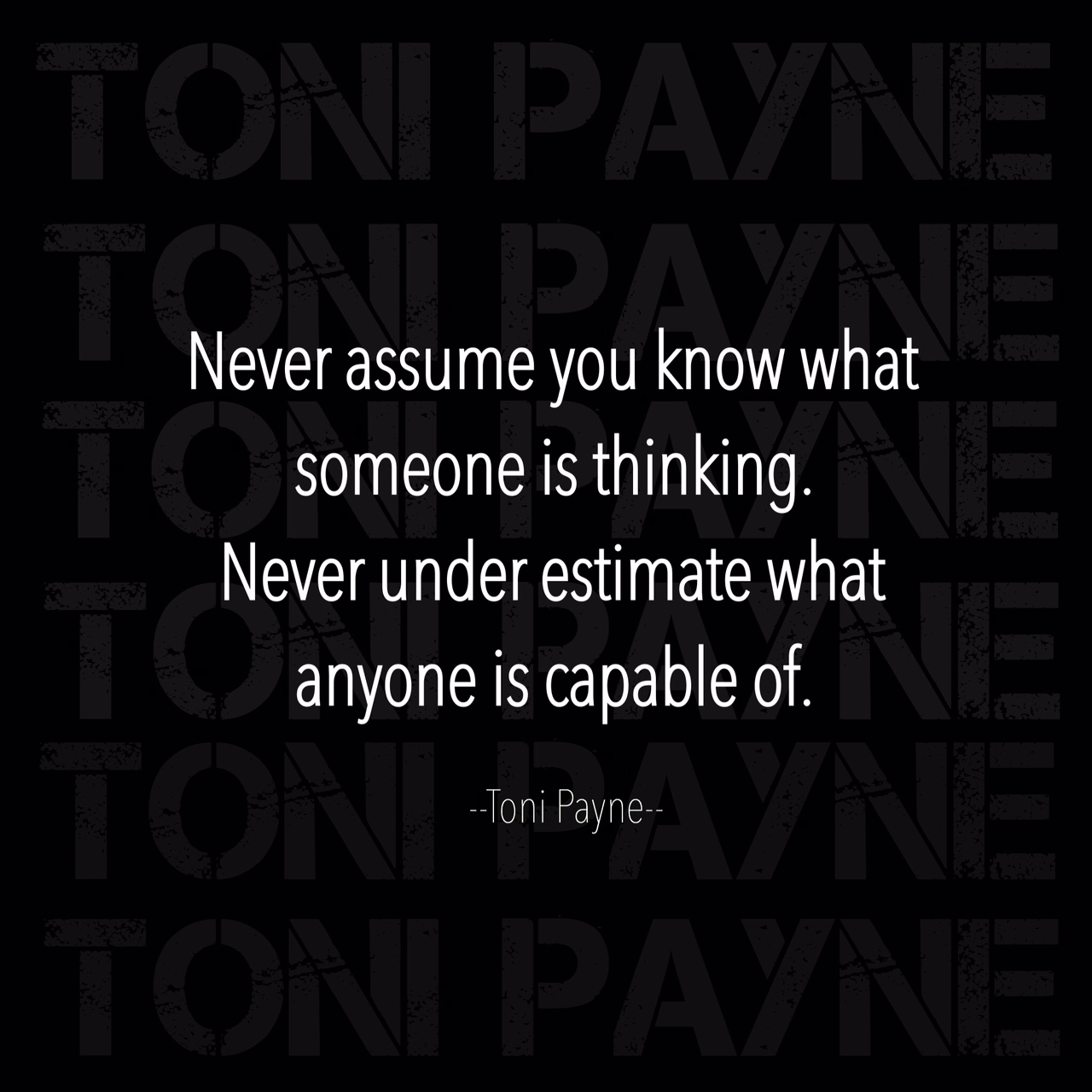 never assume quote