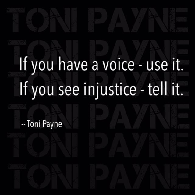 Quote about using your voice for injustice