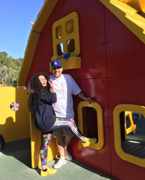 blac chyna rob kardashian legoland