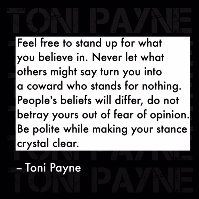 Quote about standing up for what you believe in