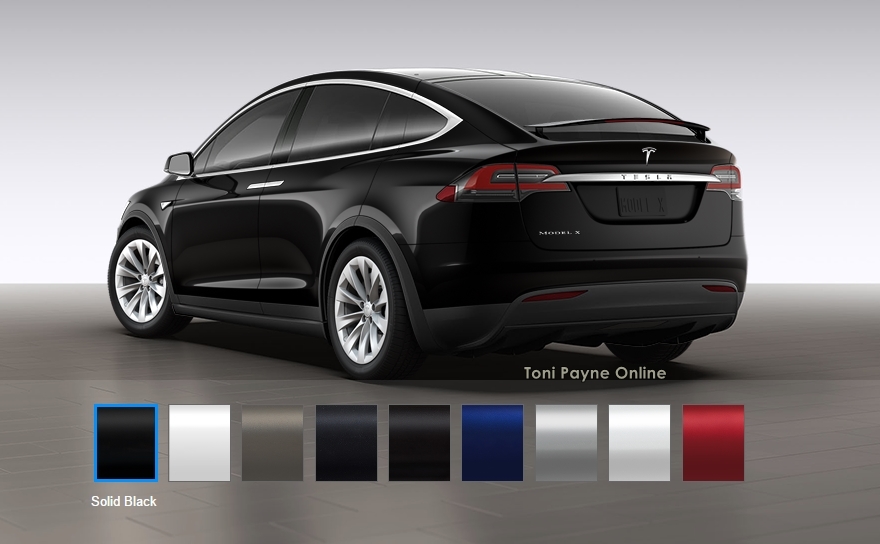 Tesla Model X 60D color options