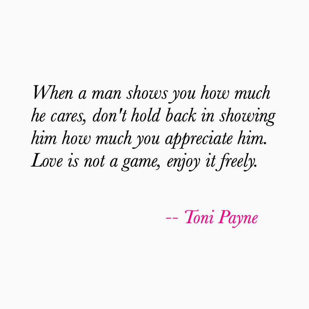 Love Quote about Appreciating Your Man