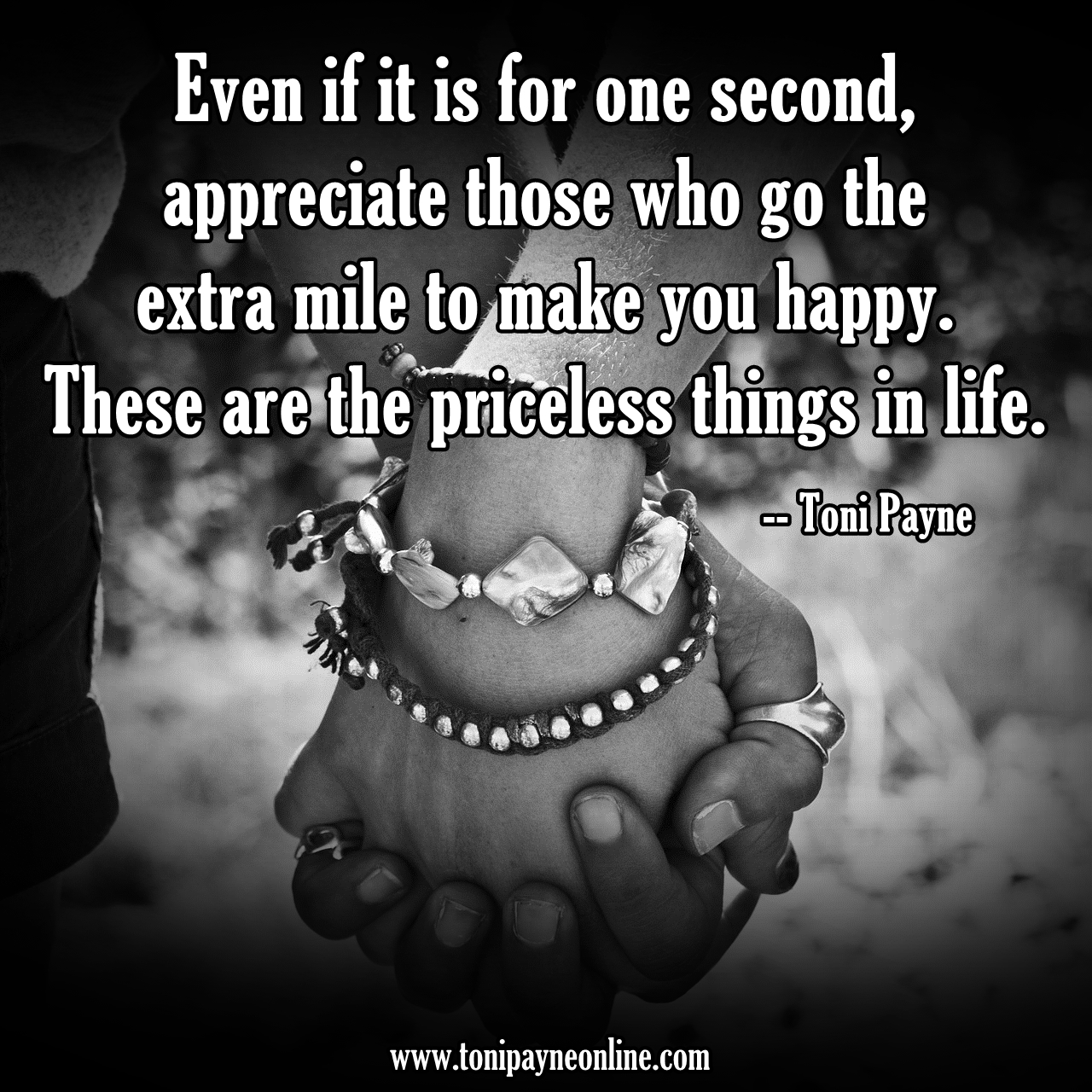 Picture Quote About Showing Appreciation - Even if it is for one.....