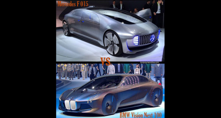 BMW Vision Next 100 vs Mercedes F015  Concept Car