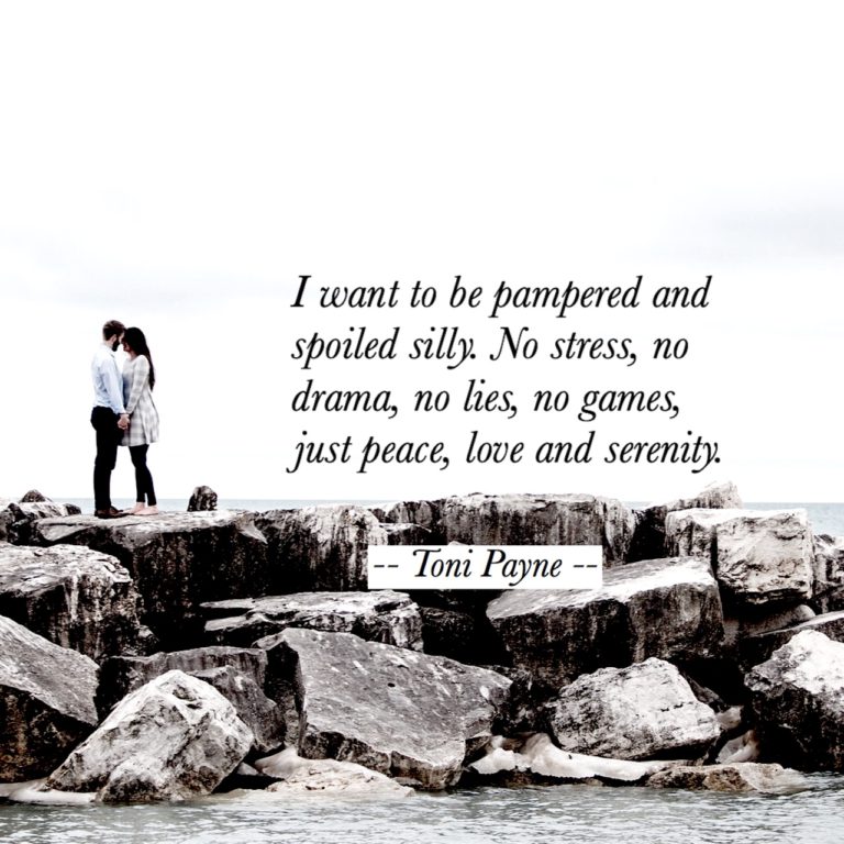 Love and Relationship Stress Free Love Pamper Quote