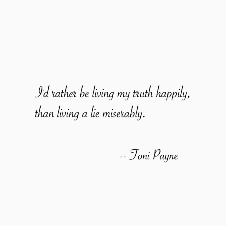 Quote about living your truth