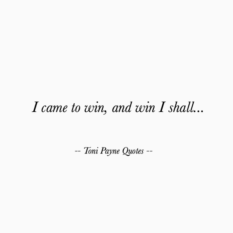Quote about Winning